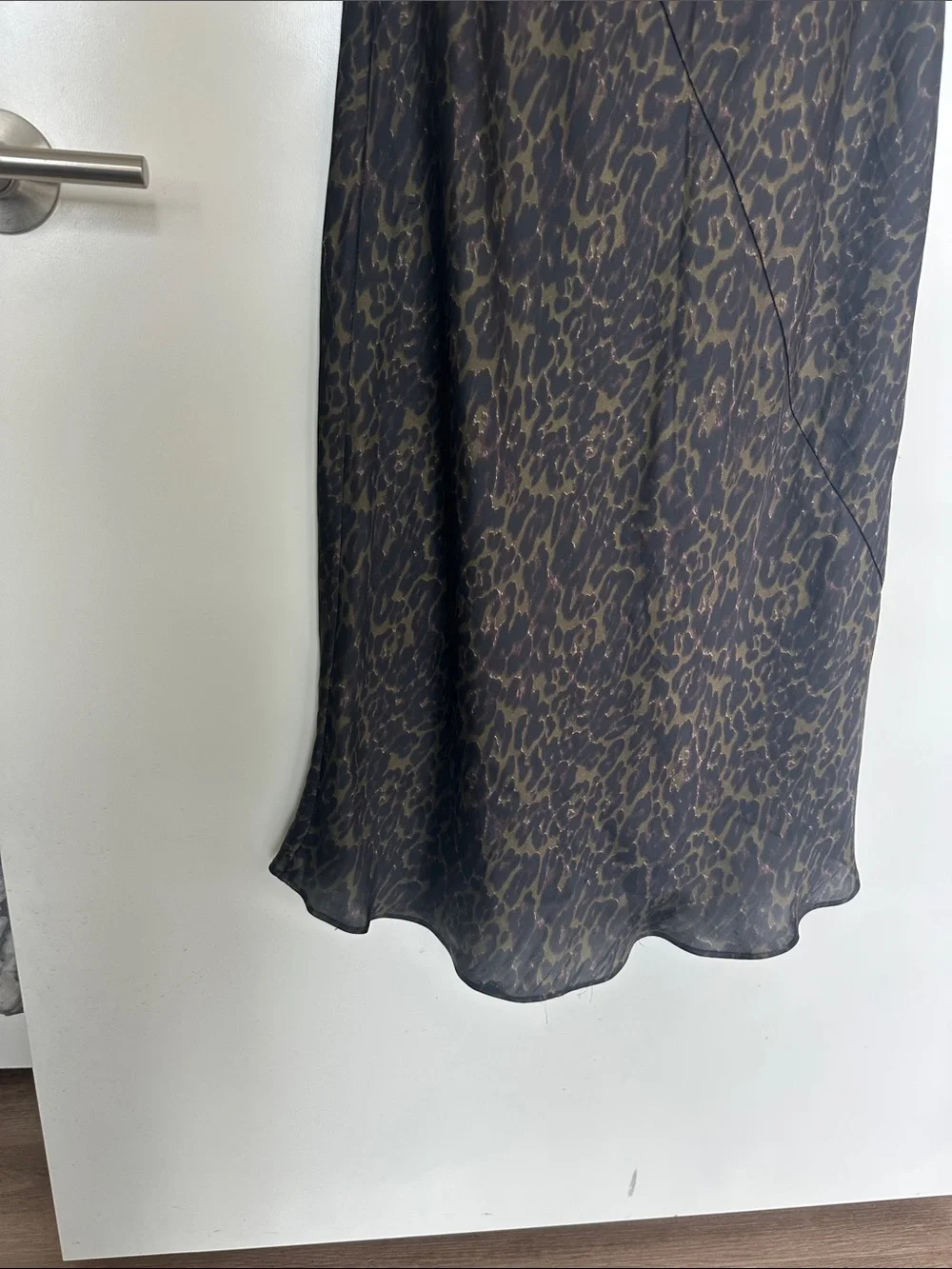 Subtle cheetah print racerback slip dress - Picture 5 of 6
